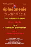 Aktualizácia IV/1 2022 – bývanie, stavebný zákon - Kniha