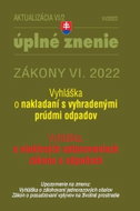 Aktualizácia VI/2 2022 – životné prostredie, odpadové a vodné hospodárstvo - Kniha