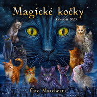 Magické kočky - nástěnný kalendář 2023 - Nástěnný kalendář