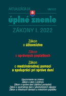 Aktualizácia I/4 2022 – daňové a účtovné zákony - Kniha