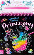 Princezny vyškrabávací obrázky - Vyškrabávací obrázky