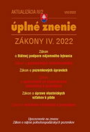 Aktualizácia IV/2 2022 – bývanie, stavebný zákon - Kniha