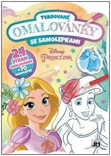 Shaped colouring pages Princesses: with stickers - Colouring Book - Main image