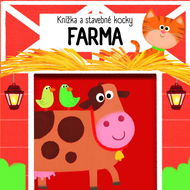 Knižka a stavebné kocky Farma - Kniha