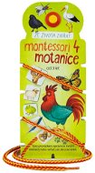 Montessori motanice 4 Ze života zvířat: Spoj provázkem správnou dvojici obrázků nebo seřaď, jak jdou - Kniha