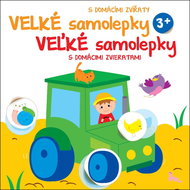 Velké samolepky s domácími zvířaty Traktor: Veľké samolepky s domácimi zvieratami Traktor - Kniha