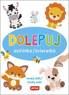 Dolepuj zvířátka/zvieratká modrý sešit/modrý zošit - Kniha