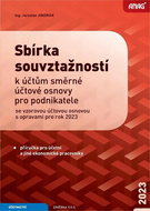 Sbírka souvztažností k účtům směrné účtové osnovy pro podnikatele 2023: se vzorovou účtovou osnovou  - Kniha