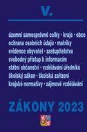 Zákony V 2023 – Veřejná správa, Školství - Kniha