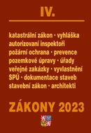 Zákony IV/2023 - Stavebnictví, půda - Kniha