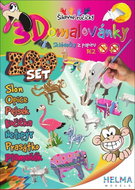 3D colouring pages ZOO - Colouring Book