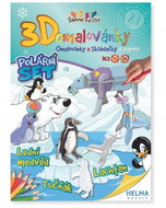 3D colouring page Polar set - Colouring Book