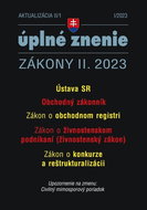 Aktualizácia II/1 2023 – Obchodný zákonník a obchodný register - Kniha