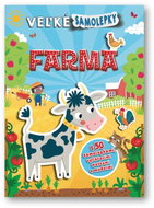 Veľké samolepky Farma - Kniha