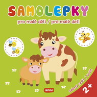 Samolepky pro malé děti/pre malé deti: zelený sešit/zošit - Kniha