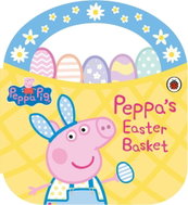 Peppa Pig: Peppa's Easter Basket Shaped Board Book - Kniha
