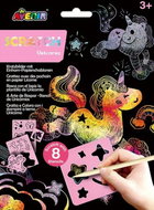 Scratching pictures by template Unicorns - Scratch Pictures