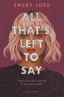 All That's Left to Say - Kniha