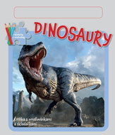 Dinosaury: Knižka s omaľovánkami a skladačkami - Kniha