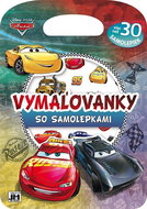 Vymaľovanky so samolepkami Autá - Omalovánky