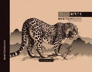 DITIPO Sketchbook Kraft Leopard 19,7 × 14,5 cm - Sketchbook
