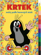 Maluj podle barevných teček + Maxi voskovka Krtek 1 - Colouring Book