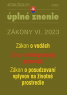 Aktualizácia VI/1 2023 – životné prostredie, odpadové a vodné hospodárstvo - Kniha
