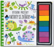 Otiskni prstíky Aktivity se zvířátky - Kniha