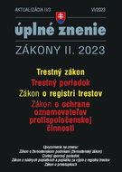 Aktualizácia II/3 2023 – Trestný zákon Trestný poriadok: Úplné znenie Zákony II. 2023 - Kniha
