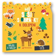 Můj sešit s obrázky k dolepení Les: Najdi a nalep - Kniha