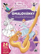 colouring page with stickers Disney Princesses - Colouring Book