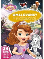 colouring page with stickers Sofia the First - Colouring Book