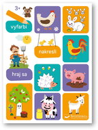 Vyfarbi, nakresli, hraj sa: 3+ - Kniha