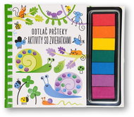 Odtlač pršteky Aktivity so zvieratkami - Kniha