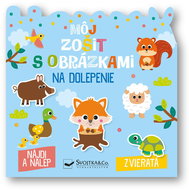 Môj zošit s obrázkami na dolepenie Zvieratá - Kniha