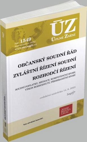 ÚZ 1549 Občanský soudní řád - Kniha - Main image