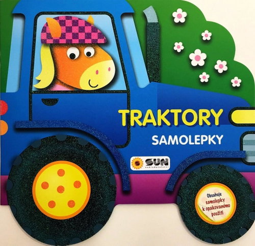 Traktory Samolepky: Samolepky k opakovanému použití - Kniha - Main image
