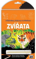 Scratch, explore, colour Animals - Colouring Book