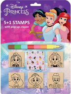 5+1 stamps with waxwork Disney Princesses - Children’s Stamps