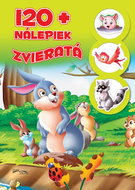 Zvieratá + 120 nálepiek - Kniha