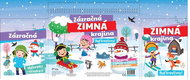 Zázračná zimná krajina - Omalovánky