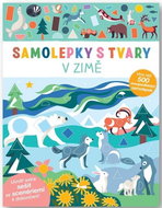 Samolepky s tvary V zimě - Kniha