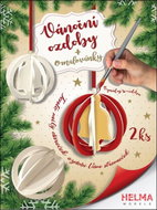 3D Omalovánky Zvonek a koule: Vánoční ozdoby a omalovánky - Colouring Book
