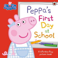 Peppa Pig: Peppa's First Day at School: A Lift-the-Flap Picture Book - Kniha