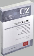ÚZ 1557 Cizinci, azyl - Kniha