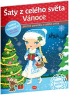 Dresses from around the world Christmas - Kids Stickers