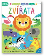 Step by step stickers Animals: find and stick the missing pictures - Kids Stickers