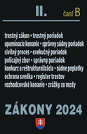 Zákony 2024 II B Trestné právo a súdne spory: Policajný zbor, Konkurz a reštrukturalizácia, Exekučný - Kniha