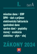Zákony I A 2024 daňové zákony: daň z príjmov, DPH, správa daní ERP, spotrebné a miestne dane - Kniha
