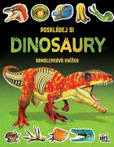Poskládej si Dinosauři: Samolepková knížka - Kniha - Main image